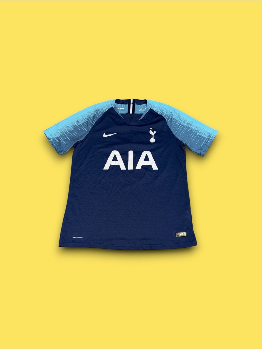Tottenham Hotspur #7 Son Heung Nike VaporKnit Soccer Jersey Mens Large Authentic